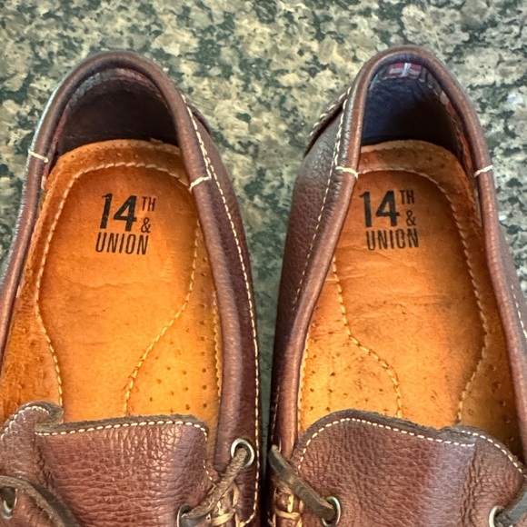 14th & Union Rich Brown Leather Loafers EUC 8M main image 10